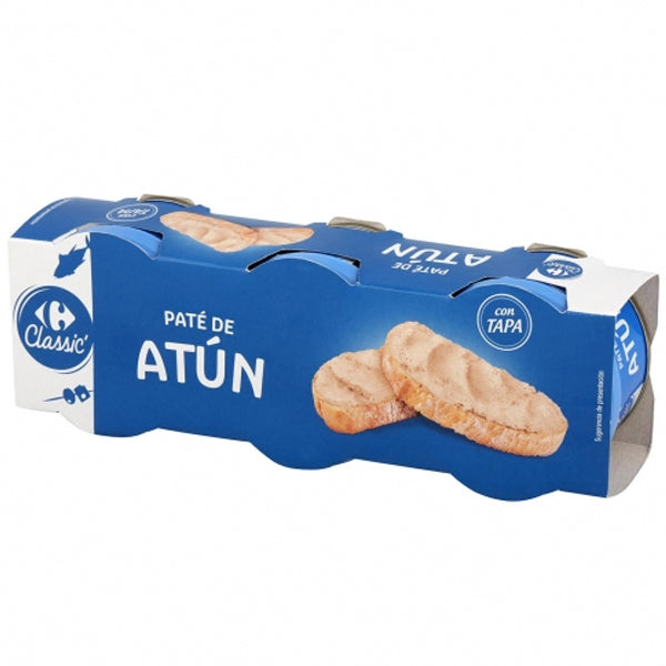 Carrefour Espana Tuna Pate With Sunflower Oil  -  80 G