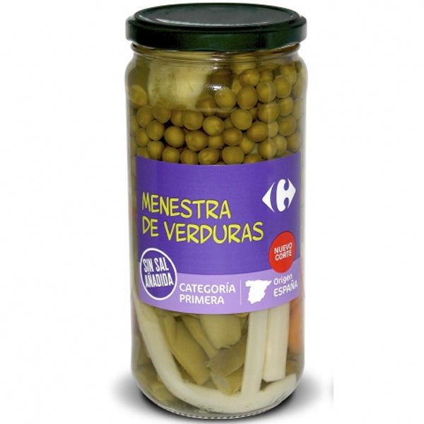 Carrefour Sp Mix Vegetables W/O Salt  - 660 G