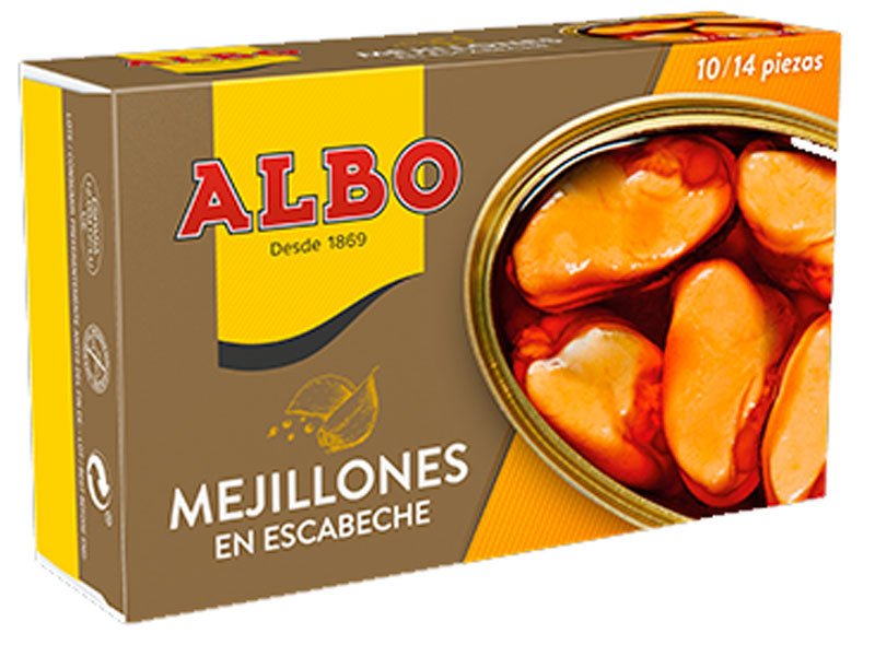 Albo Mussels In Escabeche Sauce  - 120 G