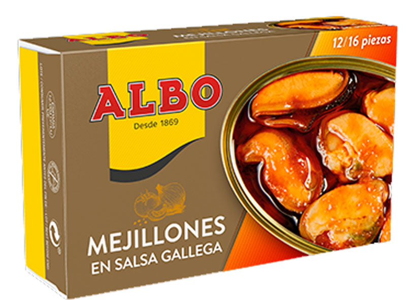 Albo Mussels In Galician Sauce  - 120 G