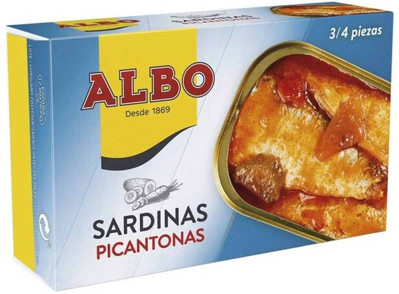 Albo Sardines In Hot Sauce  - 120 G