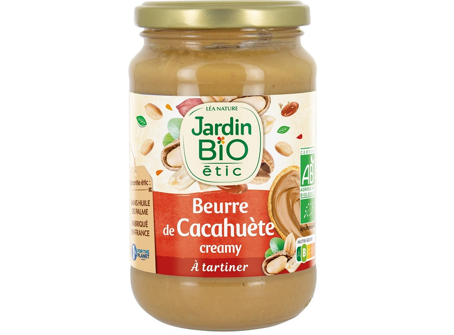 Jardin Bio Organic Creamy Peanut Butter  - 500 G