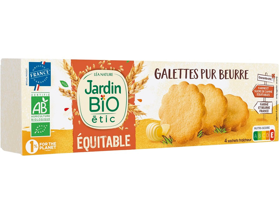 Jardin Bio Organic Pure Butter Biscuits  - 130 G