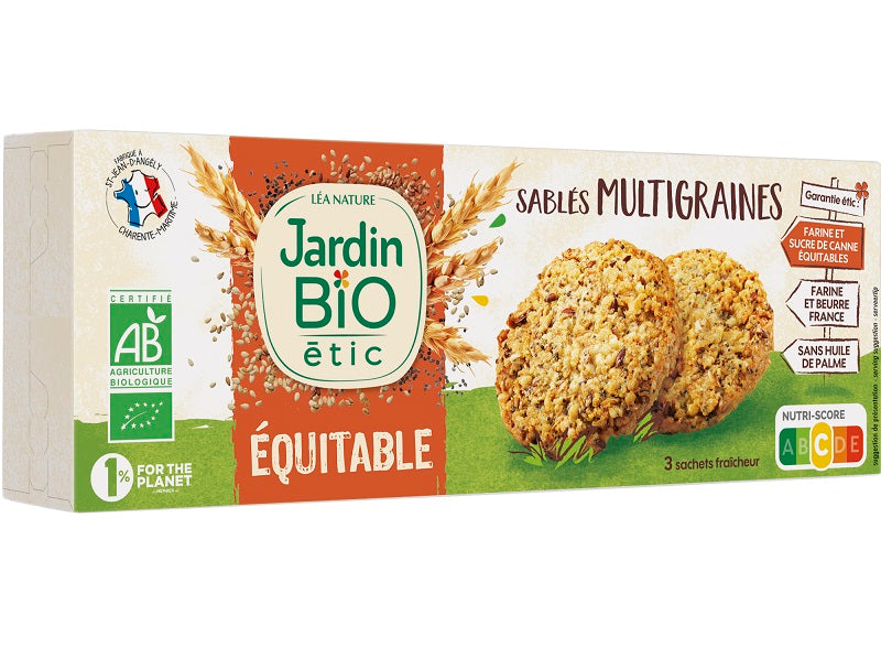 Jardin Bio Organic Multicereals Biscuits  - 150 G