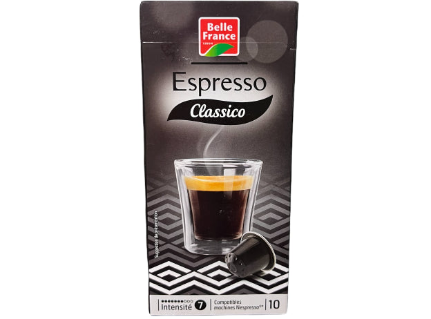 Belle France Classic Espresso Coffee Capsules  - 10Pc