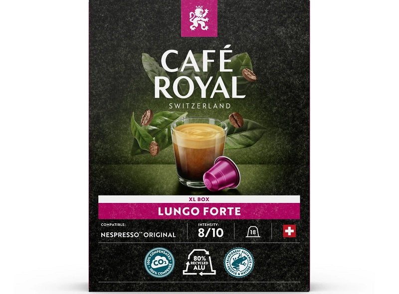Cafe Royal Lungo Forte Coffee Capsules  - 18Pc