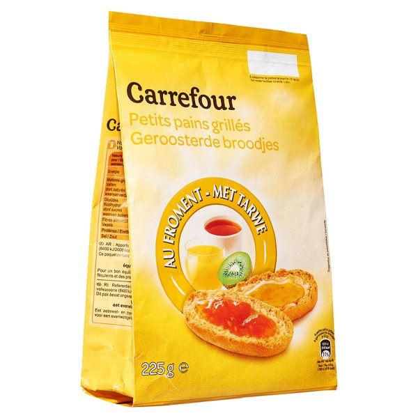 Carrefour Wheat Toast Slices  - 225 G