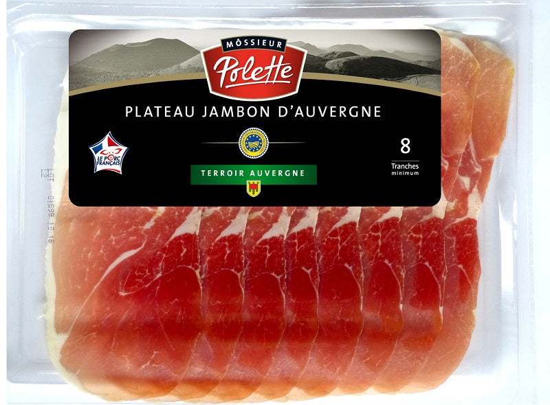 Mossieur Polette Auvergne Igp Tray Cured Ham  - 160 G
