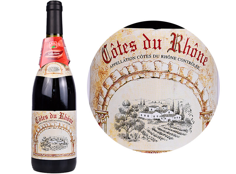 Belle France Red Wine Cotes Du Rhone 2021  - 75Cl