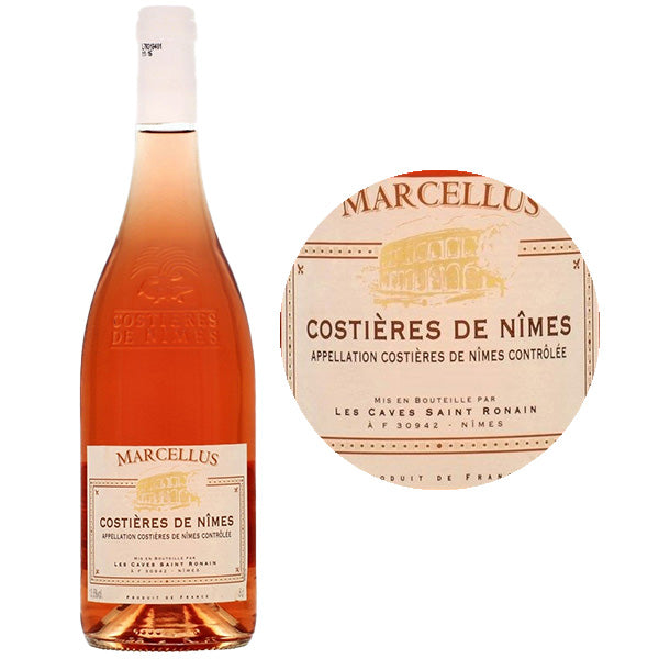 Marcellus Grenache Costieres De Nimes Rose Wine  - 75Cl