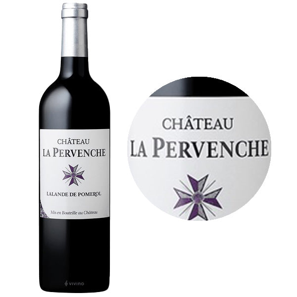 Chateau La Pervenche Merlot Lalande De Pomerol Red Wine  - 75Cl