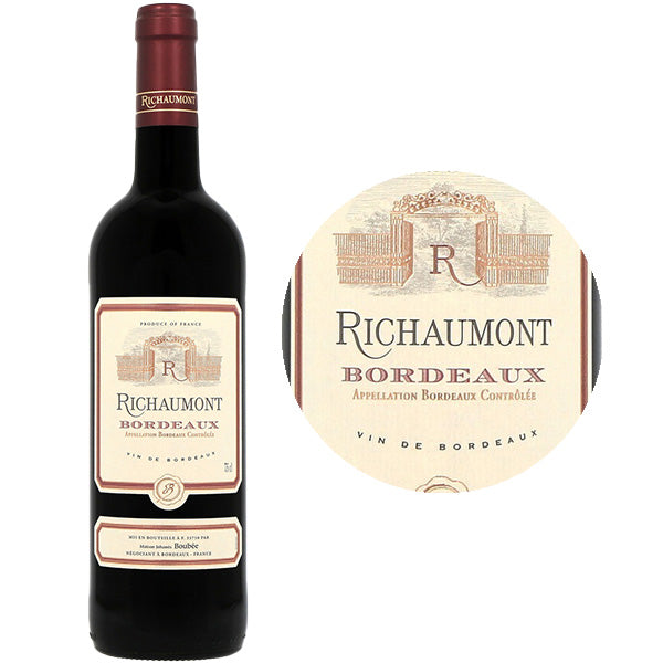 Richaumont Cabernet Sauvignon Bordeaux Red Wine  - 75Cl