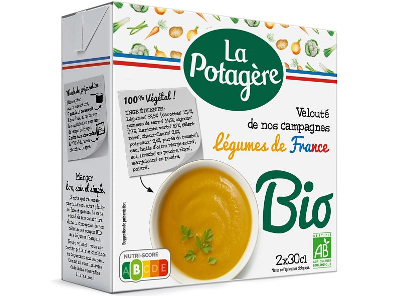 La Potagere Vegetable Cream Soup  - 30Cl