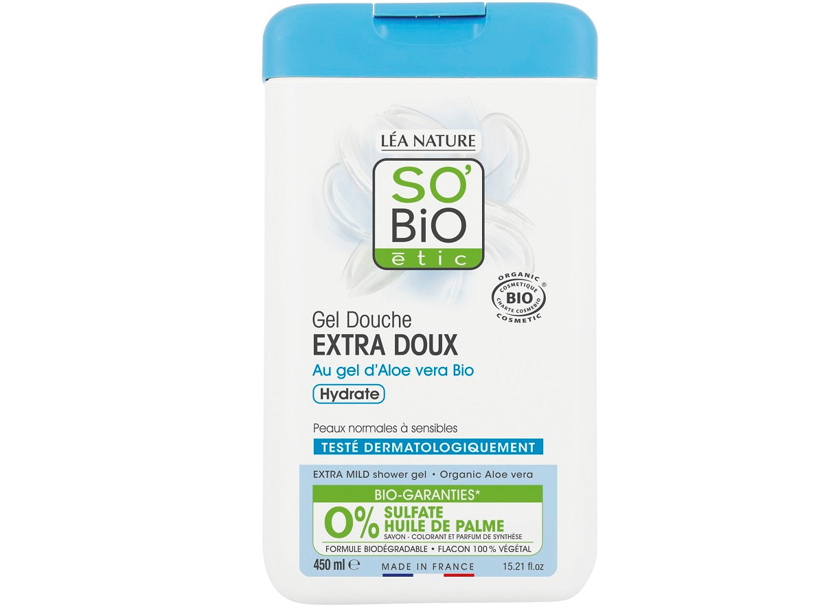 So Bio Etic Organic Aloe Vera Shower Cream  - 450 ml