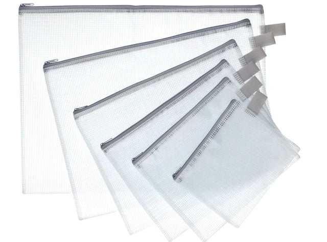 Zipped Pouch (Pvc) - 19 x 25Cm