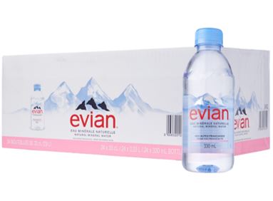 Evian Evian Natural Mineral Water  - 33Cl