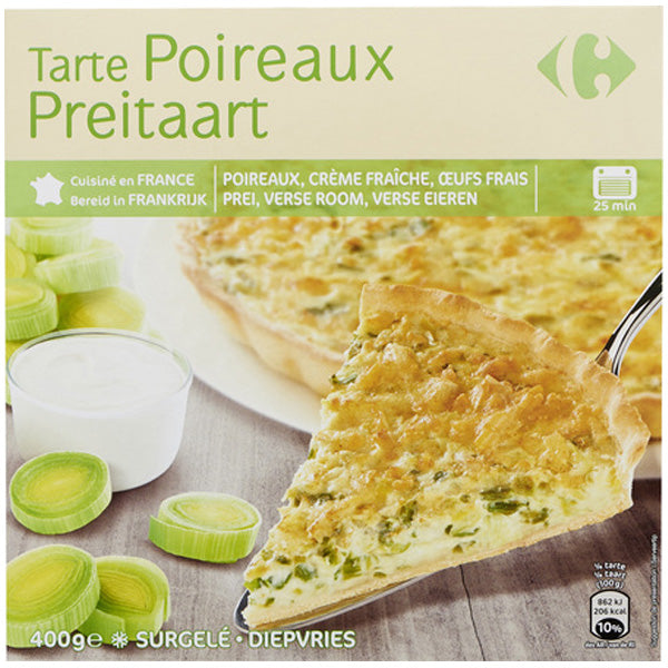 Carrefour Leek Tart Thin Crust  - 400 G