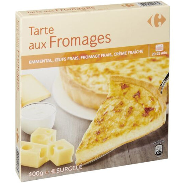 Carrefour Three Cheese Tart  - 400 G