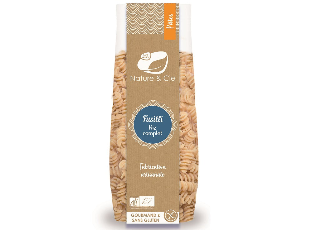 Nature Cie Organic Brown Rice Fusili Gluten Free  - 250 G