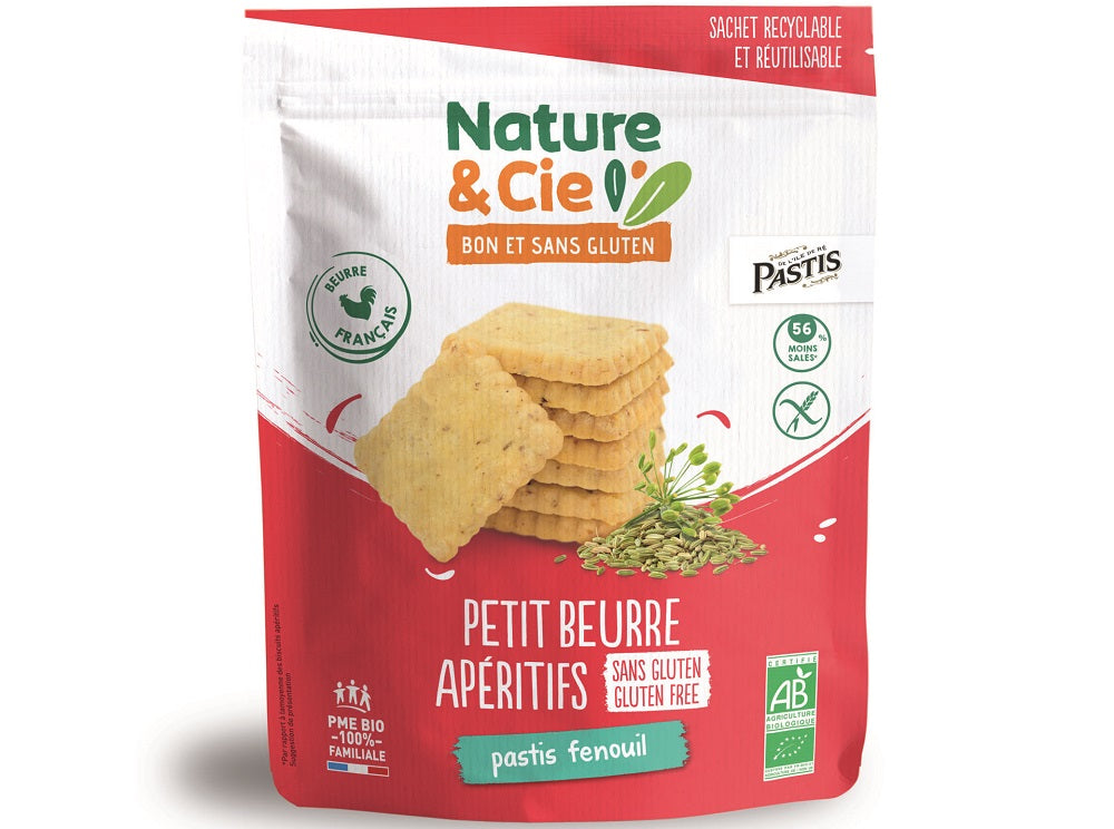 Nature Cie Organic Petit Beurre Fennel Pastis Gf  -  80 G