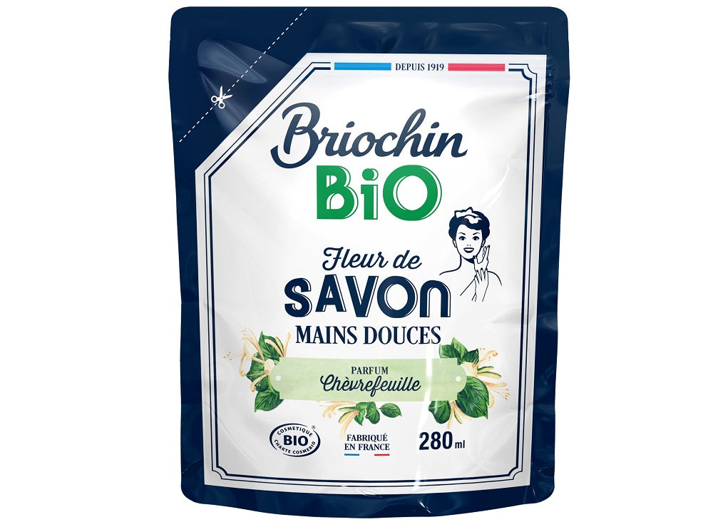 Briochin Organic Honeysuckle Liquid Hand Soap Refill  - 280 ML