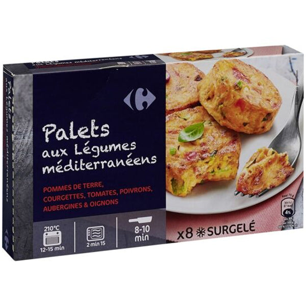 Carrefour Mediterranean Veg Patties  - 300 G