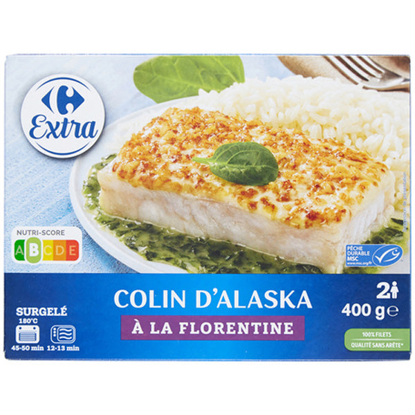 Carrefour Alaskan Pollock Florentine  - 400 G