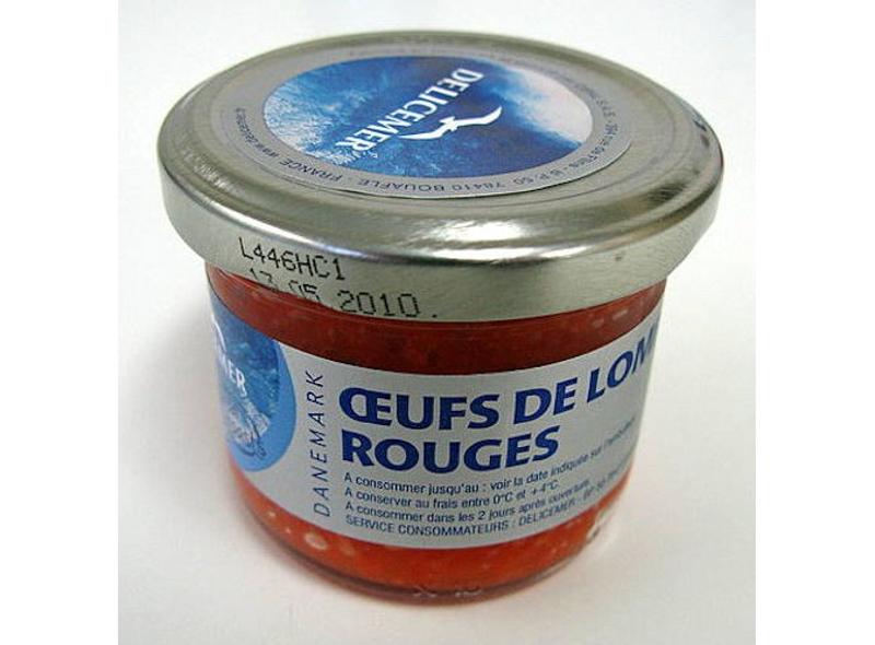 La Barre Red Lumpfish Eggs Fish  - 100 G