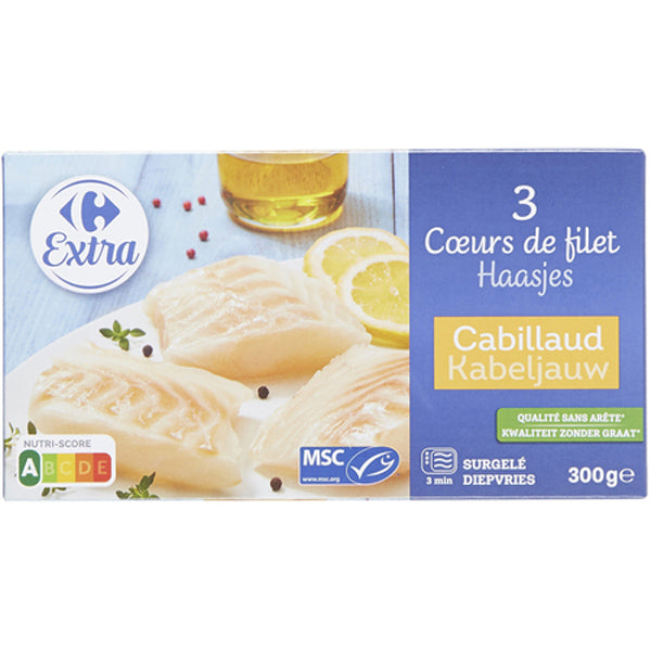Carrefour Cod Heart Fillet  - 300 G