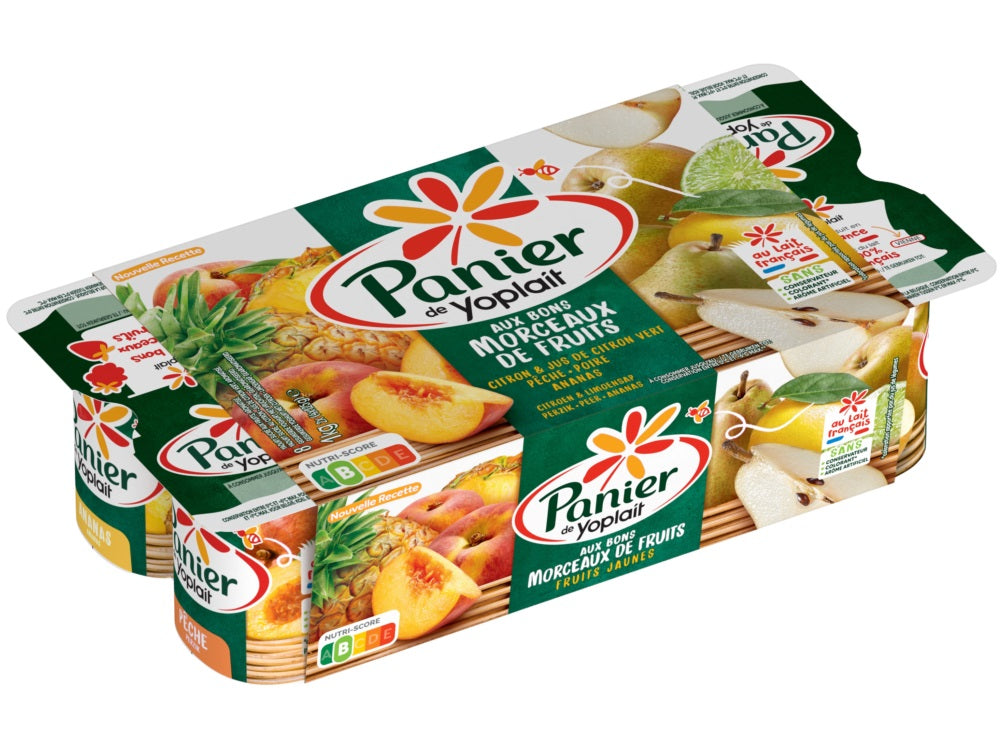 Yoplait Panier Yellow Fruits Yogurt  - 125 G