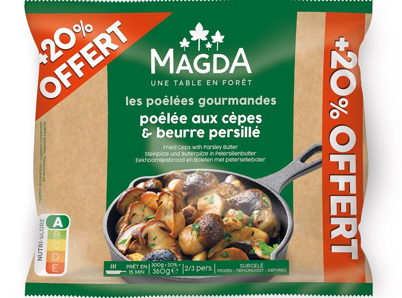 Magda Pan-Fried Porcini Mushrooms With Parsley  - 360 G