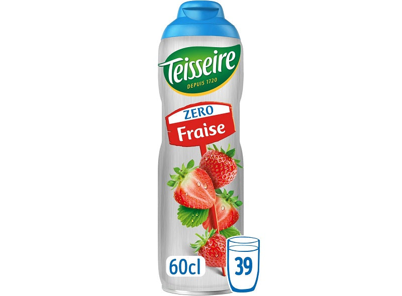 Teisseire 0% Strawberry Cordial  - 60Cl