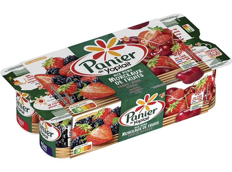 Yoplait Panier Red Fruits Yogurt  - 125 G