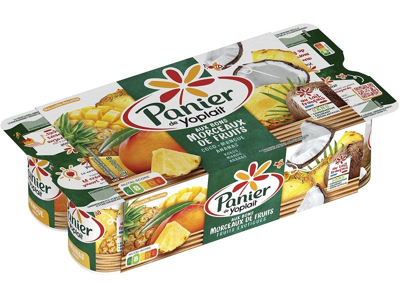 Yoplait Panier Exotic Fruits Yogurt  - 125 G