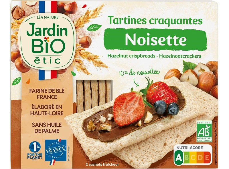 Jardin Bio Organic Hazelnut Toast Slices  - 150 G