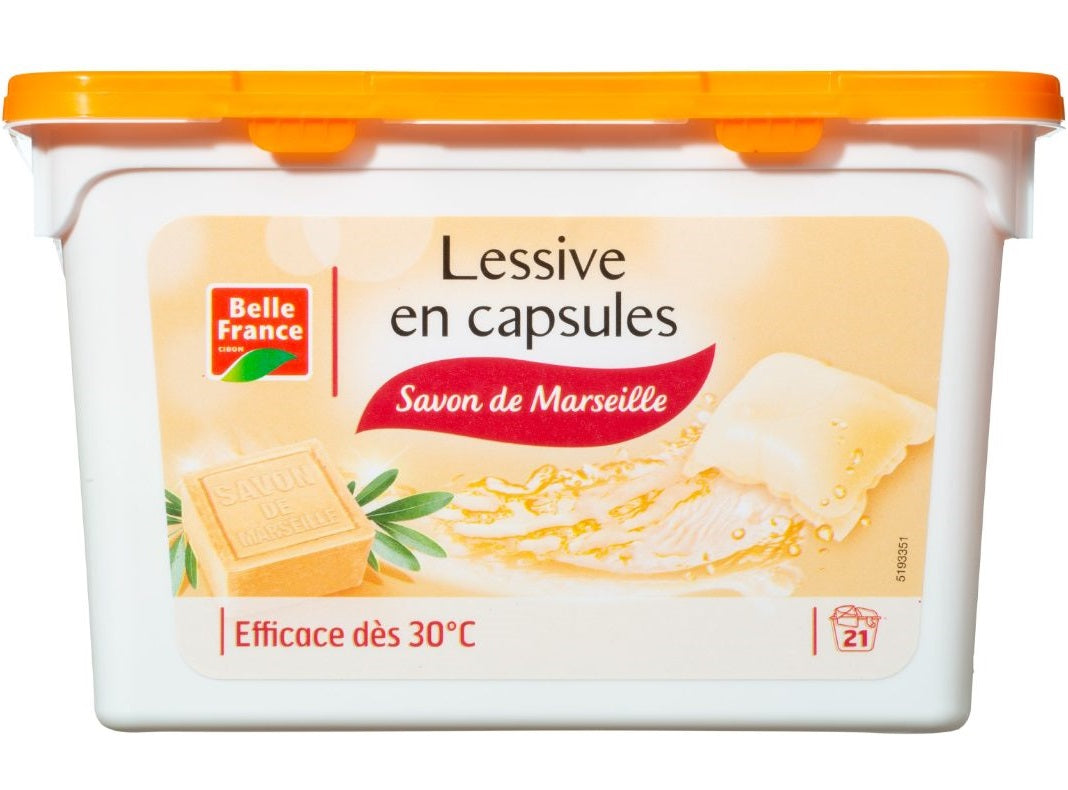 Belle France Detergent Marseille Soap 2In1  - 21Pc