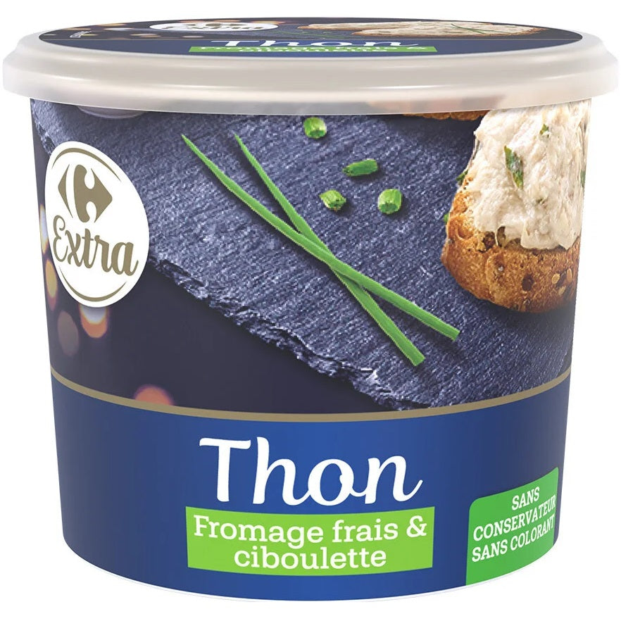 Carrefour Tuna Cheese Chives Fish  - 140 G