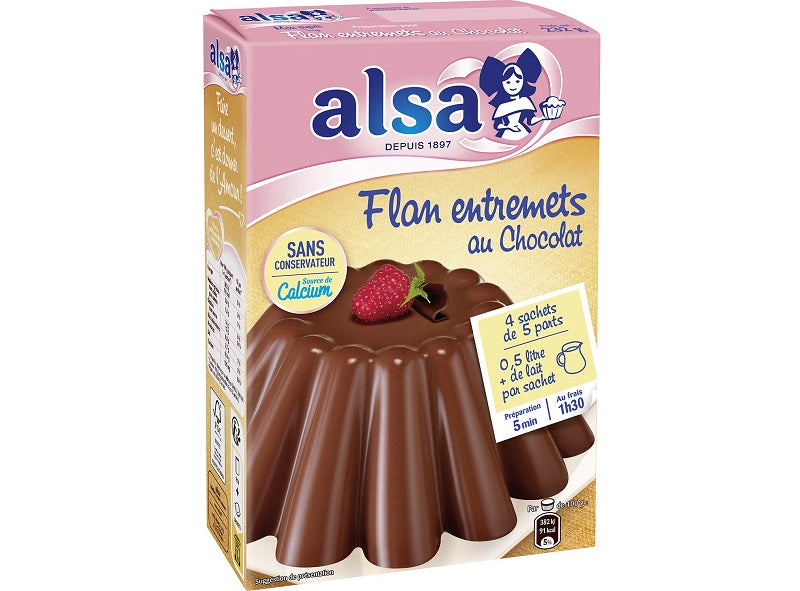 Alsa Chocolate Flan Mix Bake  - 232 G