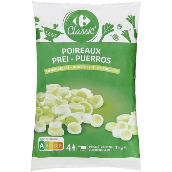 Carrefour Sliced Leeks  -  1Kg