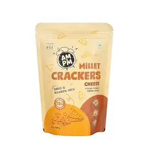 Faith Foods Millet Crackers Cheese - 100 g