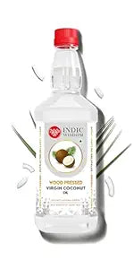 Indic Wisdom Wood Pressed Coconut Oil - 1 L
