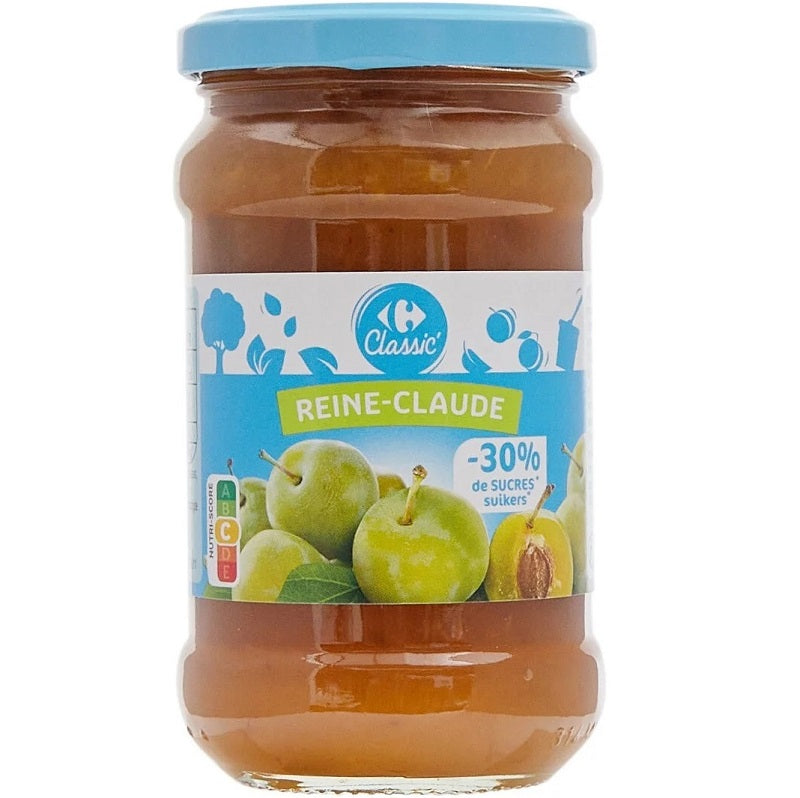 Carrefour Low Sugar Reine-Claude Jam  - 340 G