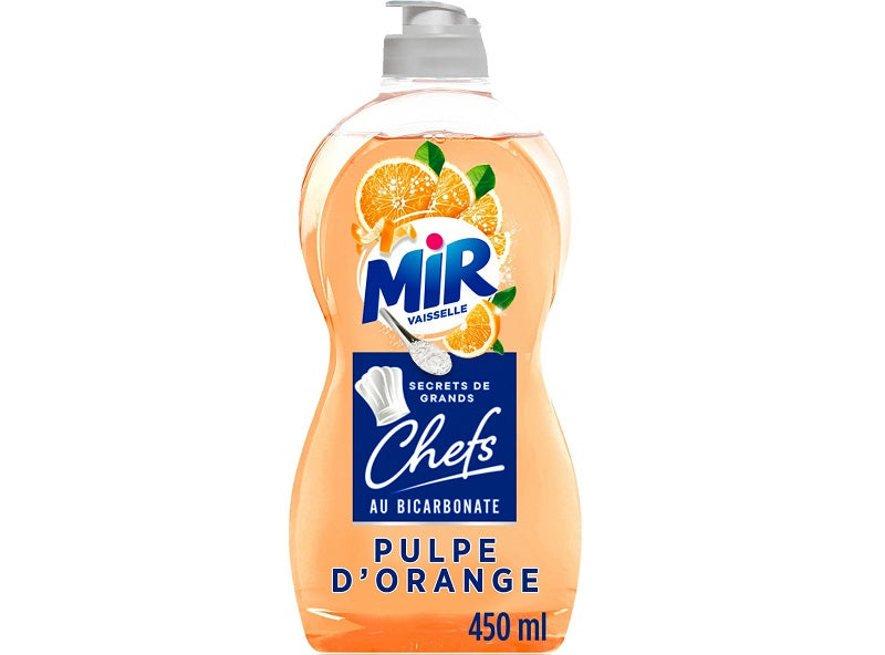 Mir Orange Pulp Dishwashing Liquid  - 50Ml