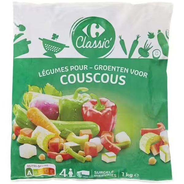 Carrefour Mixed Veggies For Couscous  -  1Kg