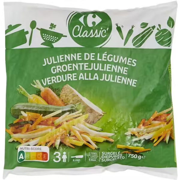 Carrefour Julienne Vegetables  - 750 G