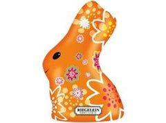 RiegeleinLpd - Orange Milk Chocolate Bunny \Riegelein   - 140 g