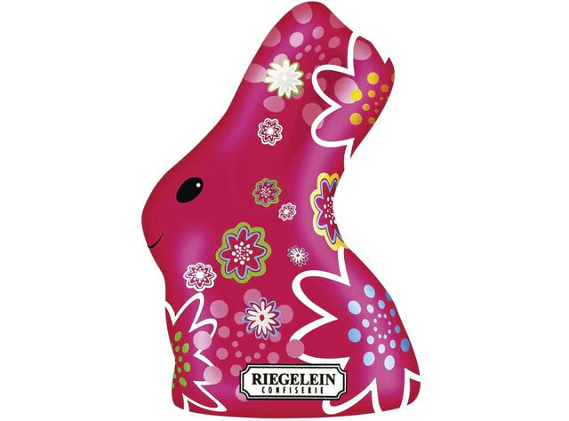 RiegeleinLpd - Fuschia Milk Chocolate Bunny \Riegelein - 140 g