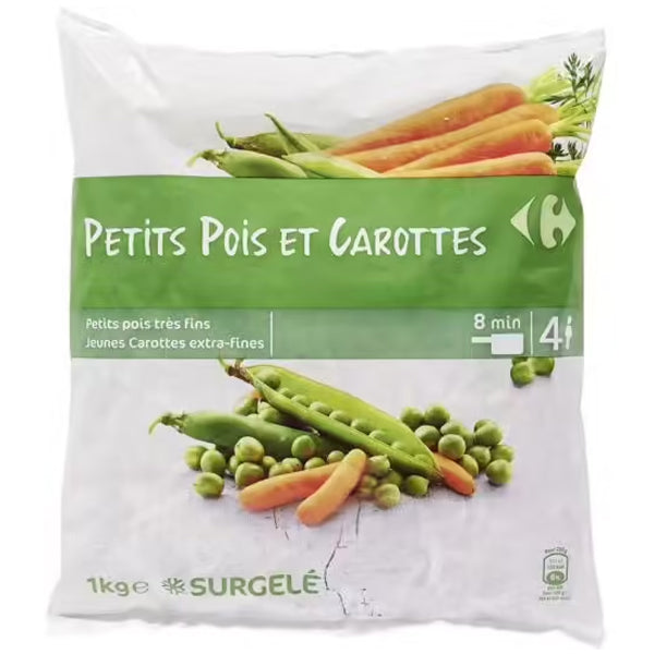 Carrefour Peas And Carrots  -  1Kg