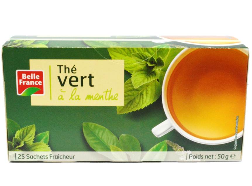 Belle France Mint Green Tea  - 25Pc