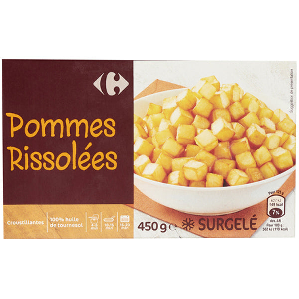 Carrefour Fried Potatoes In Cubes  - 450 G